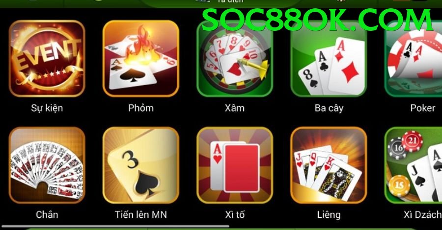 Game Bài 3D - soc8 - Dành cho điện thoại cấu hình thấp